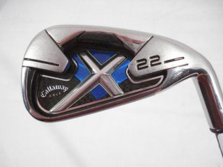 CALLAWAY X 22 SINGLE 4 IRON CALLAWAY REGULAR FLEX GRAPHITE USED RH