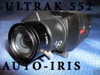 TESTED CCTV COLOR CAMERA w/3.5  8mm ADJ AUTO IRIS COMMERCIAL 24 VAC 