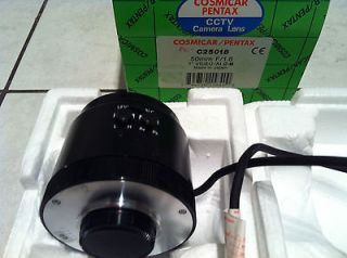 COSMICAR PENTAX NEW CCTV Camera LENS C25018 50mm F/1.8 1 VIDEO / AI C 