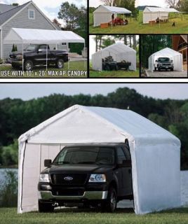 Shelter Logic 10 x 20 Canopy Enclosure Kit NEW! Fits 2 inch Frame 