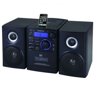   MP3/CD Player with iPod Docking, USB/SD/AUX Inputs, Cassette Recorder