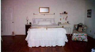 ANTIQUE IRON BED  Conversion to queen size
