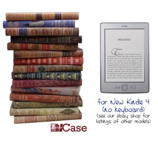   Kindle 4 (no keyboard) eReader cover case   Classic Book Cases