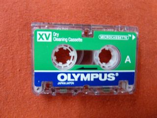   XV Dry Cleaning Microcassette Cassette Player Tape Made in Japan