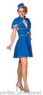 Britney Spears Air Hostess Fancy Dress Costume UK 6 8