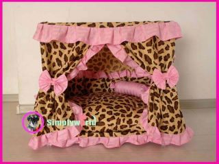   Handmade Luxury Dog Pet Cat House Dog Pet Cat Bed Bedding Shelter