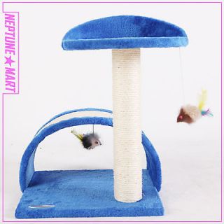 NEPTUNE Blue 22H Cat Tree Condo House Scratcher Pet Furniture bed 12