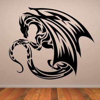 Winged Dragon Design Wall Art Sticker Wall Decals Transfers