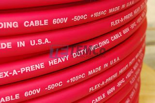 WELDING CABLE 6 AWG RED 15’ CAR BATTERY LEADS USA NEW Gauge Copper