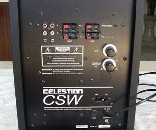 Celestion CSW Powered Subwoofer Home Theater or Stereo