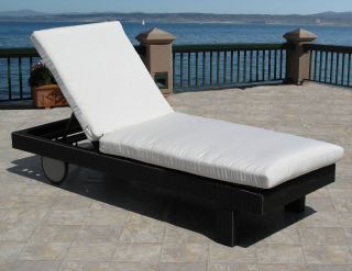 Outdoor Patio Chaise Lounge Replacement Cushion Cover with Sunbrella 