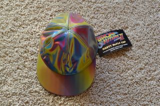 New* Marty McFly Color Changing Hat Cap Back to the Future Prop 