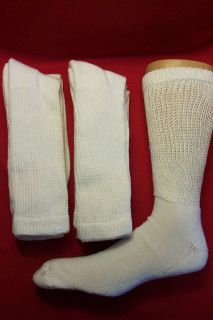 pr Dr Scholls Cushion Diabetic Socks, shoe sz 7 to 12, White, NWOT 