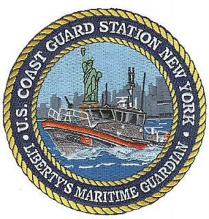Sta New York Statue of Liberty W5001 Coast Guard patch