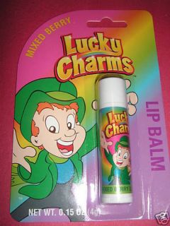 NIP LUCKY CHARMS MIXED BERRY CEREAL FLAVORED LIP BALM  FRESH STOCK