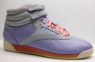FREESTYLE HI E STA Womens Reebok Shoes Pastel Purple Sizes 6 7 8 8.5 9 