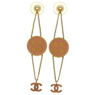 chanel logo stud earrings in Fashion Jewelry