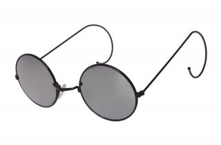Lennon Style Round Mirror Lens Ear Wrap Cable Temple Hippie Sunglasses