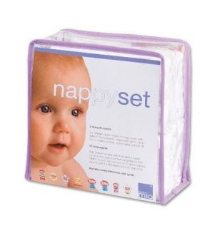 Bambino Mio Nappy/Cloth Diaper Set  3 Covers & 12 Nappies  Small 