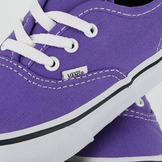 New Vans Authentic (Passion Flower/ Black) Mens Purple Skate Shoe 