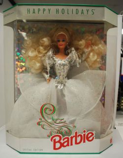 1992 holiday barbie in Happy Holidays