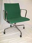 Herman Miller Eames Aluminum Group Chair   restored GREEN, vintage 