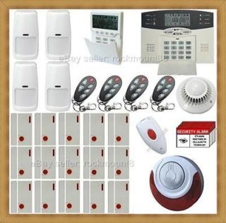    TO USE WIRELESS HOME SECURITY SYSTEM BURGLAR THEFT GLASS HOUSE ALARM