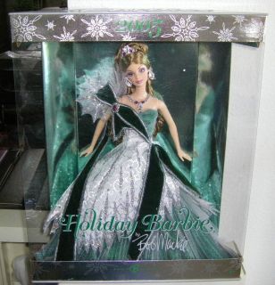  Edition Bob Mackie Holiday Barbie Doll NRFB VHTF  Exclus Green