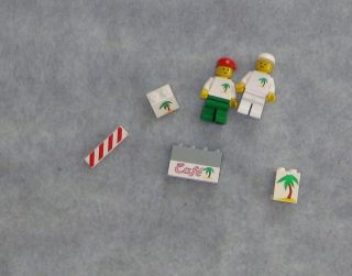 Lego Island Hotel Minifig Mini Figure accessories Pieces Toy Lot 3sf