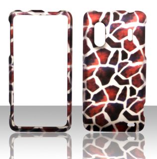 2D case HTC Evo Design / Hero S / Kingdom hard case cover giraffe 
