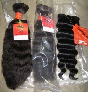 Wholesale Lot Of 3 New Human Hair Extensions Womens Hair Supplies