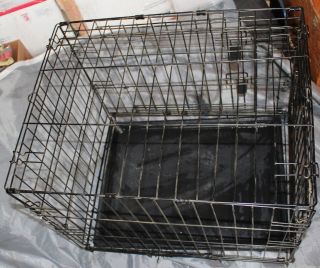 Folding Pet Cage KennelFolding Pet Dog Animal Cage Kennel with Two 