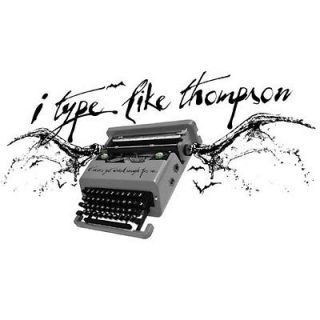 Hunter fans I TYPE LIKE THOMPSON flying typewriter bats ALL 