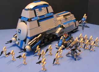 STAR WARS LEGO® Brick Custom CLONE WARS 7662 MTT Gray & Blue + 20 