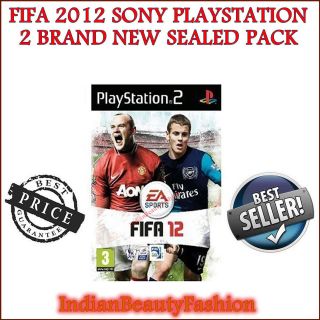 FIFA 12 2012 Sony PlayStation 2 PS2 Brand New Seal Pack Free Shipping 