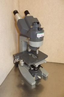 Spencer American Optical MicroStar Trinocular Scientific Microscope AH 