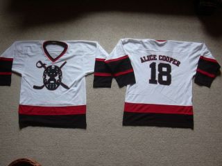 ALICE COOPER MASK 18 ICE HOCKEY SHIRT NEW OFFICIAL RARE