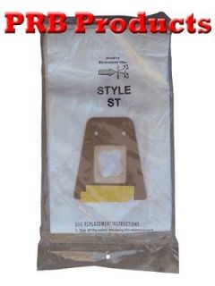 Commercial Vacuum Cleaner Bags 63213 Eureka Sanitaire Type ST Canister 