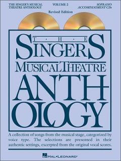 Hal Leonard Singers Musical Theatre Anthology Soprano Vol2 2CDs 