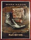 2008 Print Ad Mark Nason Fashion Boots ~ ROCK THIS WAY Bloomingdales