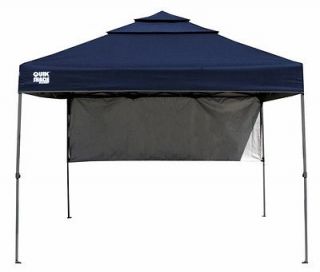   SHADE SUMMIT 100 sq. ft. Instant Canopy with half wall   Midnight Blue