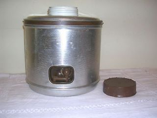   Retro Aluminum Portable Cooler Beverage Drink Jug Tool Circa 1960s