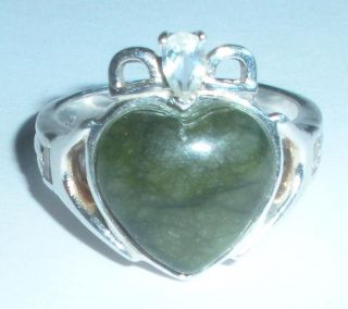  - 155511207_vintage-irish-ireland-sterling-silver-carved-jade-cz-