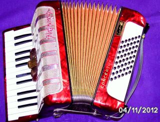 MADE IN GERMANY  HOHNER CONCERTO I ACCORDIAN ACCORDION 48 BASS