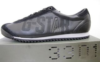 Star Shoes Frisk Strut Logo Col Leather & Suede Black Men $140 New