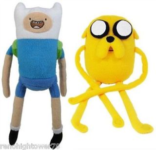   Time With Finn and Jake With Wrap Around Arms Plush Toy Dolls