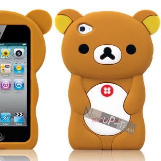   Bear Soft Silicone Rubber Case Cover for Apple ipod touch 4 4th Gen