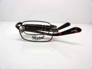   PO 2401 V 992 Brown Eyeglasses Men Eyeglass Frame & Case Cloth Italy