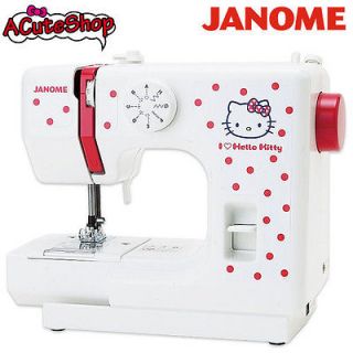 JANOME Hello Kitty Sewing Machine RED Polka dot   Sanrio Japan LIMIT