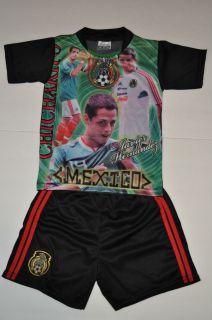 Mexico Soccer Jersey Sets for Children Chicharito #14